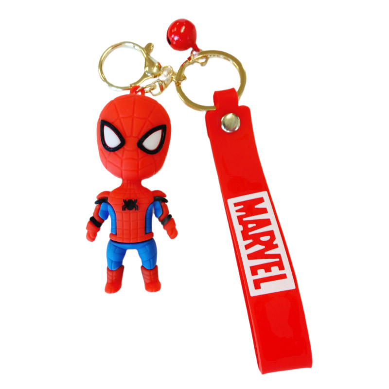 Detská kľúčenka Spiderman s pútkom a karabínou Detská kľúčenka Spiderman s pútkom a karabínou