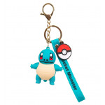 Detská kľúčenka Pokémon Squirtle s pútkom a karabínou