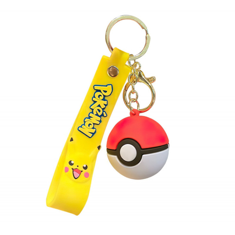 Detská kľúčenka Pokémon Pokébal s pútkom a karabínou Detská kľúčenka Pokémon Pokébal s pútkom a karabínou