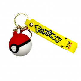 Detská kľúčenka Pokémon Pokébal s pútkom a karabínou