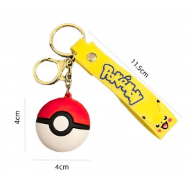 Detská kľúčenka Pokémon Pokébal s pútkom a karabínou