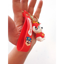 Detská kľúčenka Tlapková patrola Marshall s pútkom a karabínou