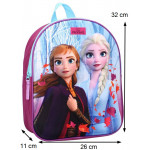 Detský batoh Ľadové Kráľovstvo Princezny s 3D efektom