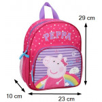 Detský batoh Prasiatko Peppa a dúha