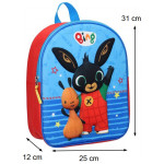 Detský batoh Zajačik Bing a Flop s 3D efektom Detský batoh Zajačik Bing a Flop s 3D efektom