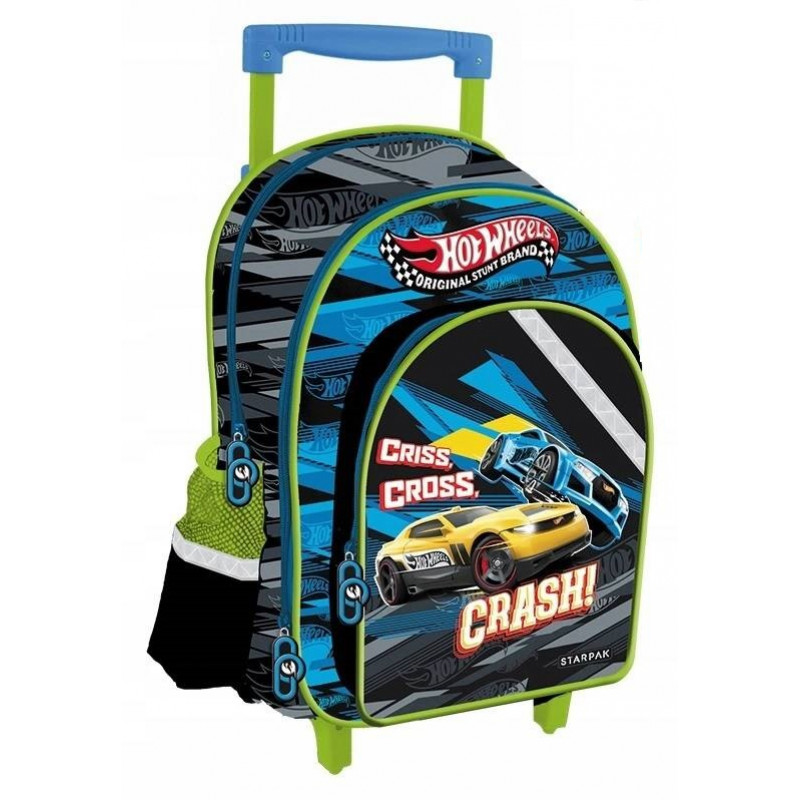 Školský batoh na kolieskach Hot Wheels