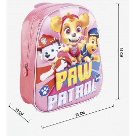 Detský batoh Tlapkovej Patroly ruzova s 3D efektom