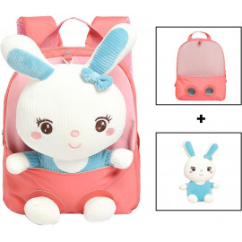Detský batoh s plyšákom Zajačik Detský batoh s plyšákom Zajačik