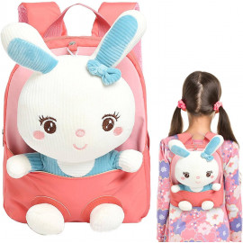 Detský batoh s plyšákom Zajačik Detský batoh s plyšákom Zajačik