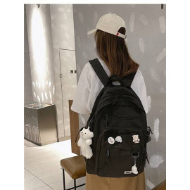 Školský batoh Medvedík čierny