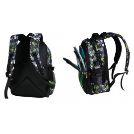 Školský batoh Futbal zelený