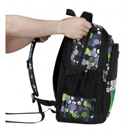 Školský batoh Futbal zelený