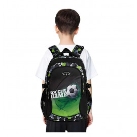 Školský batoh Futbal zelený
