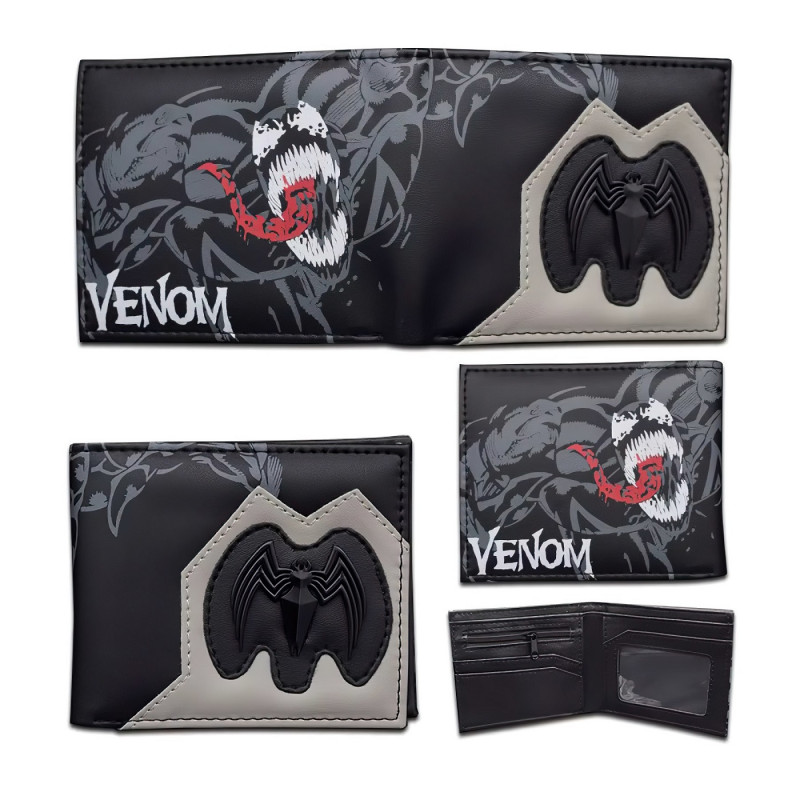 Peňaženka Venom Marvel s 3D logom