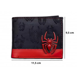 Peňaženka Spiderman s 3D kovovým znakom Embossed