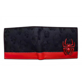 Peňaženka Spiderman s 3D kovovým znakom Embossed