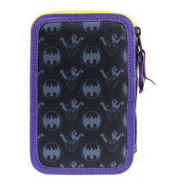 Školský peračník trojposchodový s náplňou Batman