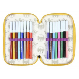 Školský peračník trojposchodový s náplňou Batman