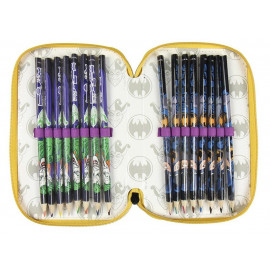 Školský peračník trojposchodový s náplňou Batman