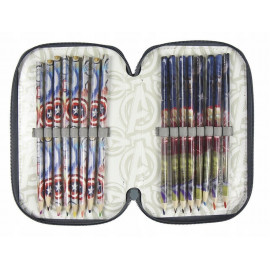 Školský peračník trojposchodový s náplňou Avengers