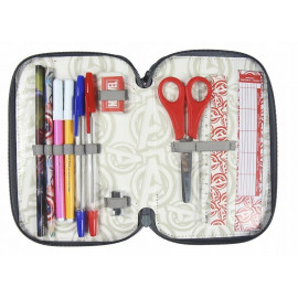 Školský peračník trojposchodový s náplňou Avengers