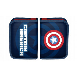Školský peračník rozkladací s náplňou Kapitán Amerika