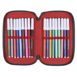 Školský peračník trojposchodový s náplňou Spiderman Školský peračník trojposchodový s náplňou Spiderman