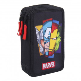 Školský peračník trojposchodový s náplňou Avengers Marvel