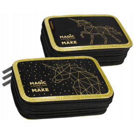 Školský peračník trojposchodový s náplňou Magic Unicorn