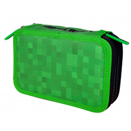 Školský peračník trojposchodový Minecraft Time to mine