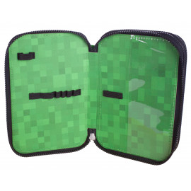 Školský peračník trojposchodový Minecraft Time to mine
