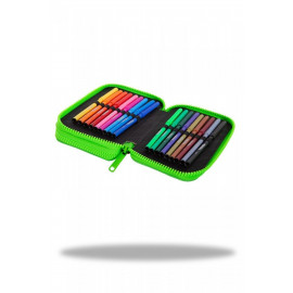 Školský peračník dvojposchodový s náplňou Pixel