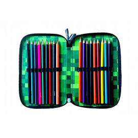 Školský peračník trojposchodový s náplňou Minecraft Pixel Školský peračník trojposchodový s náplňou Minecraft Pixel