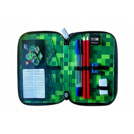 Školský peračník trojposchodový s náplňou Minecraft Pixel Školský peračník trojposchodový s náplňou Minecraft Pixel