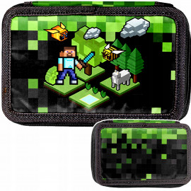 Školský peračník trojposchodový s náplňou Minecraft Pixel Školský peračník trojposchodový s náplňou Minecraft Pixel
