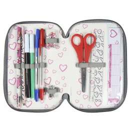 Školský peračník trojposchodový s náplňou Minnie