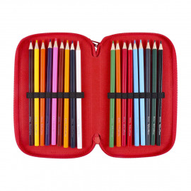 Školský peračník trojposchodový s náplňou Myška Minnie 