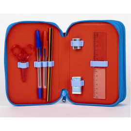 Školský peračník trojposchodový s náplňou Neporaziteľný Spiderman