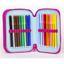 Školský peračník trojposchodový s náplňou Sky Unicorn