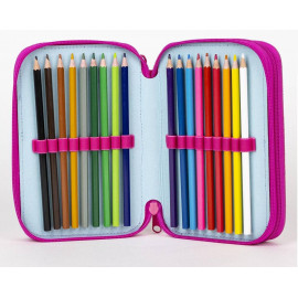 Školský peračník trojposchodový s náplňou Sky Unicorn