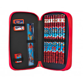 Školský dvojposchodový peračník Dusty s náplňou