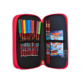 Školský dvojposchodový peračník Dusty s náplňou