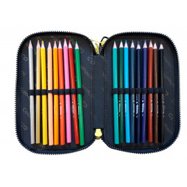 Školský peračník trojposchodový s náplňou Batman