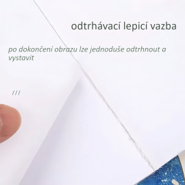 Maliarsky akvarelový blok Aqua - 180g 24 listov A4