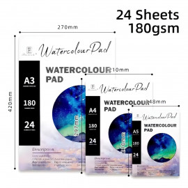 Maliarsky akvarelový blok Aqua - 180g 24 listov A3