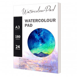 Maliarsky akvarelový blok Aqua - 180g 24 listov A3