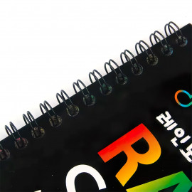 Vyškrabávací blok Scratch art 10 listov C5