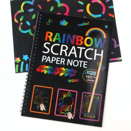 Vyškrabávací blok Scratch art 10 listov C5