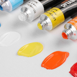 Maxi detská maliarska sada Akrylové farby so zásterou a doplnkami 49ks