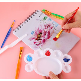 Maxi detská maliarska sada Akrylové farby so zásterou a doplnkami 49ks